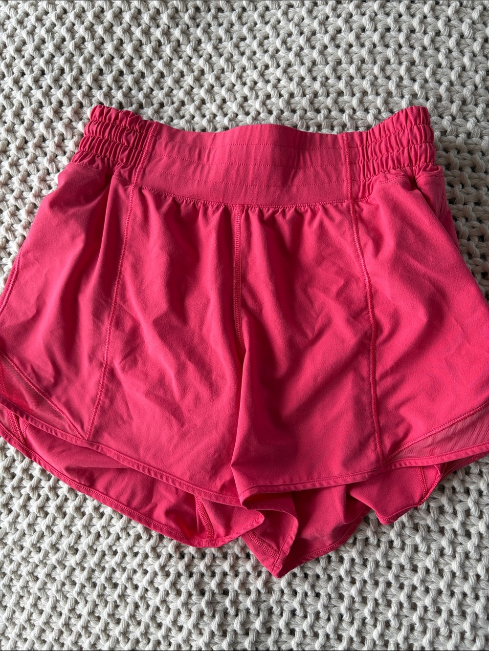 lululemon athletica Coral Pink Athletic Shorts